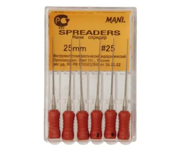 SPREADERS № 25 (25 ММ, 6 ШТ) MANI Mani (Японія)